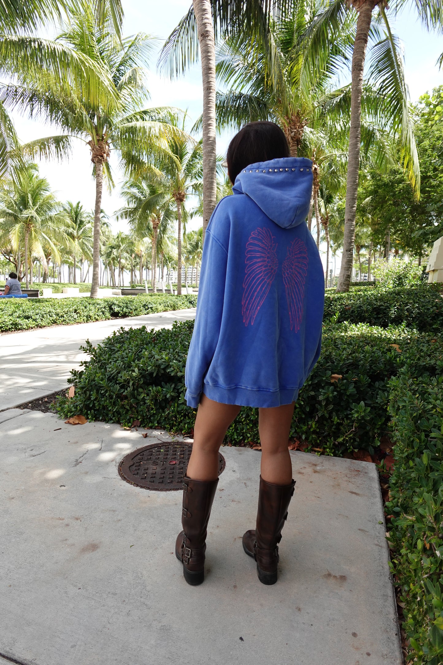 BLUE AND PINK ANGEL WINGS HOODIE (PRE-ORDER)